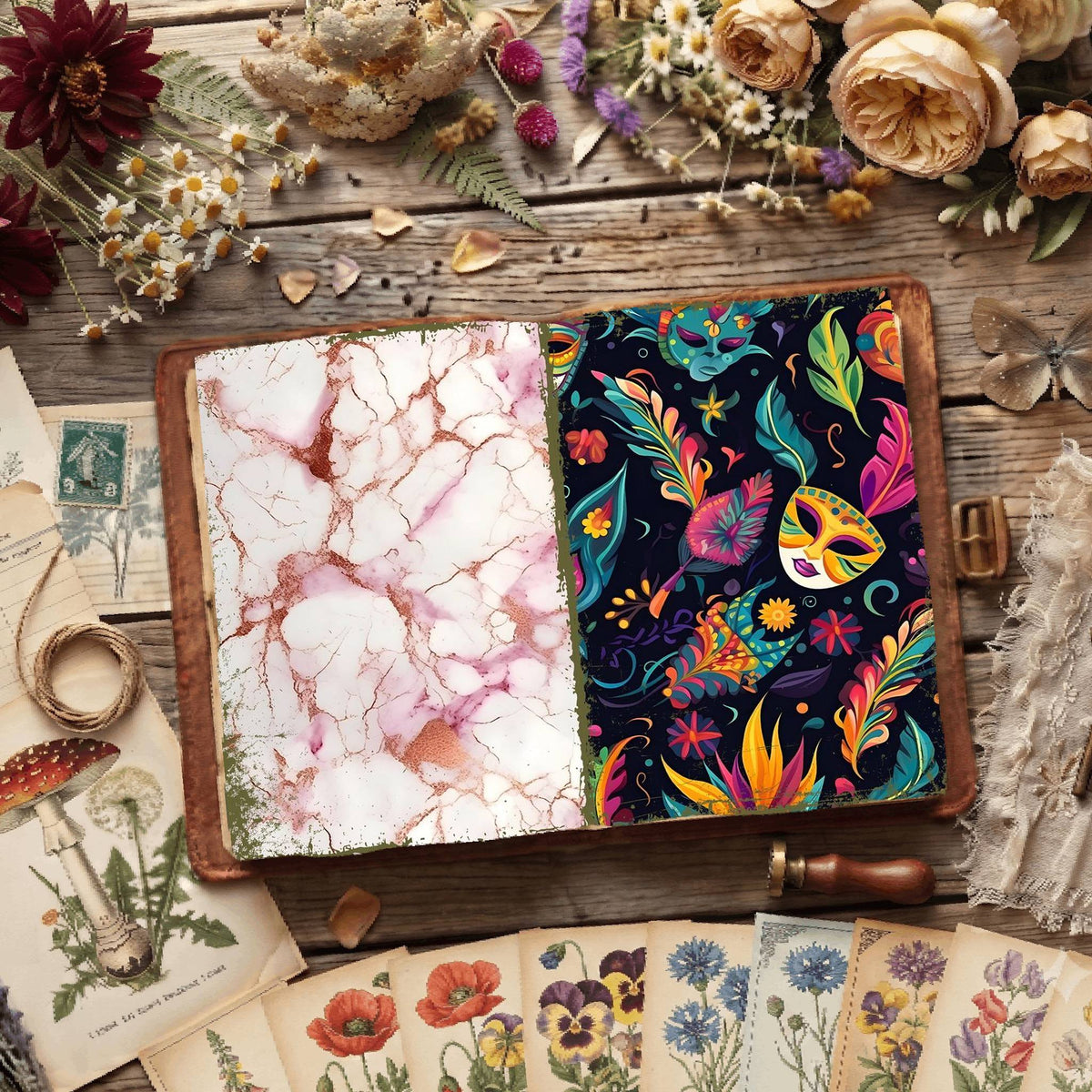 Floral Digital Papers