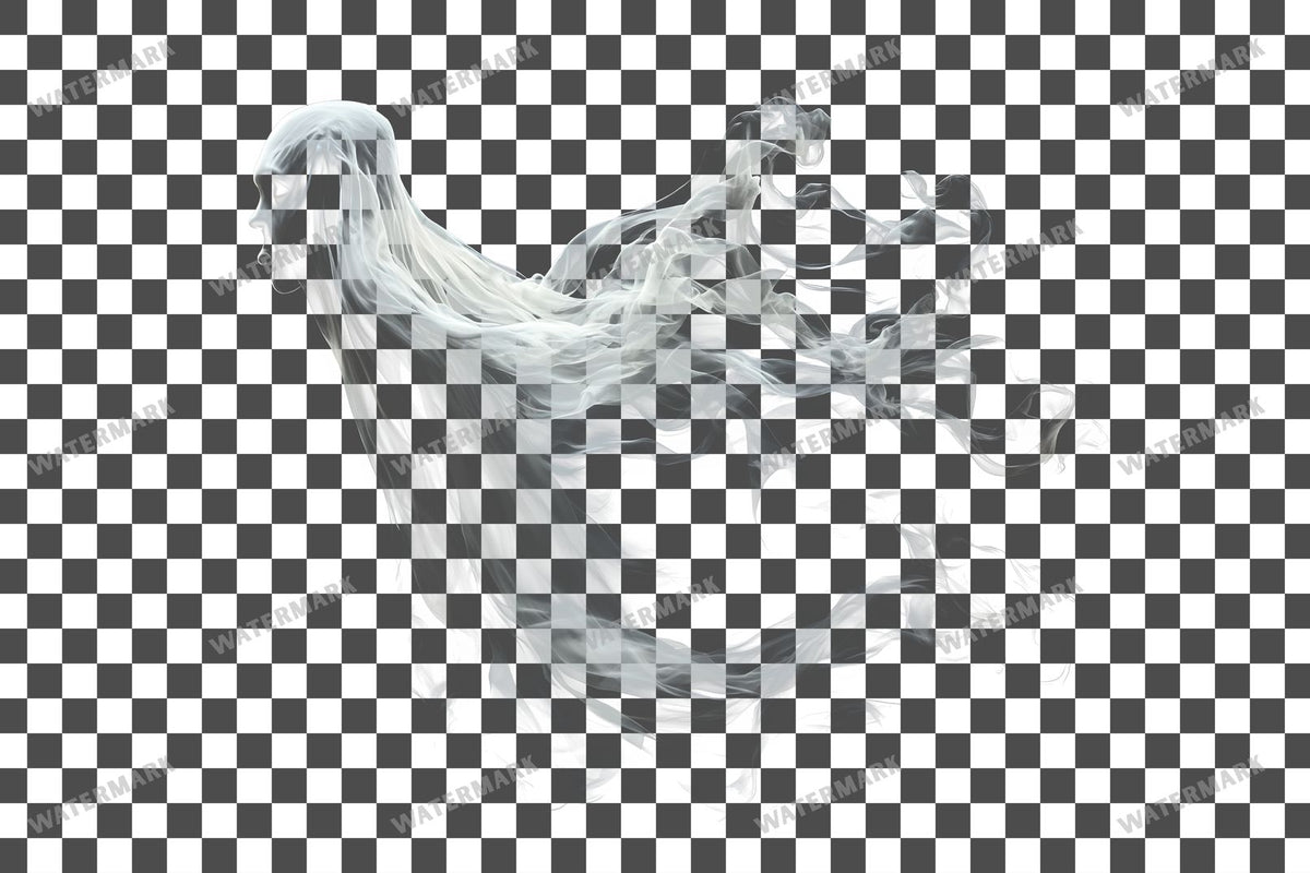 Ghostly Apparition Transparent Overlay Pngs