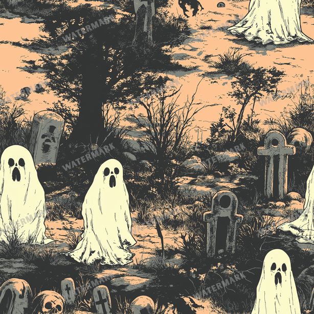 Halloween Seamless Pattern