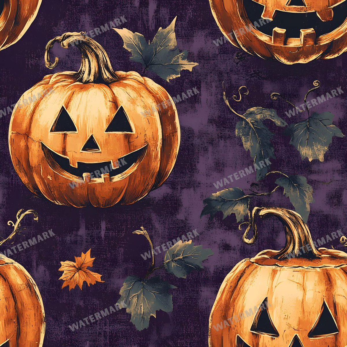 Halloween Seamless Pattern