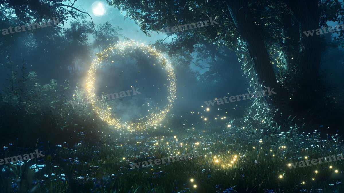 Moonlit Meadow Backdrop Images