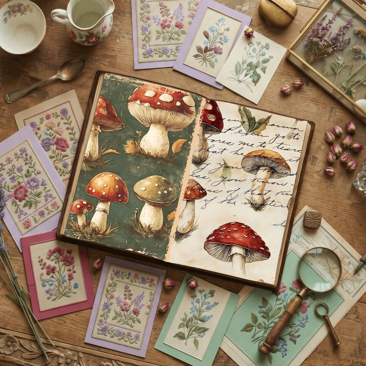 Mushroom Digital Papers