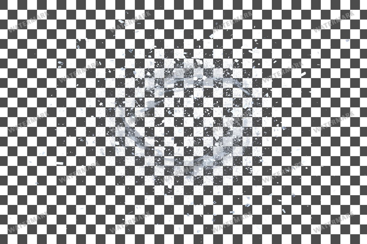 Snowflake Flurry Overlay Swirling Flakes