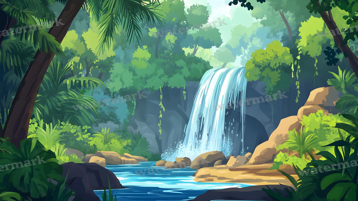 Tropical Forest Backdrop Images