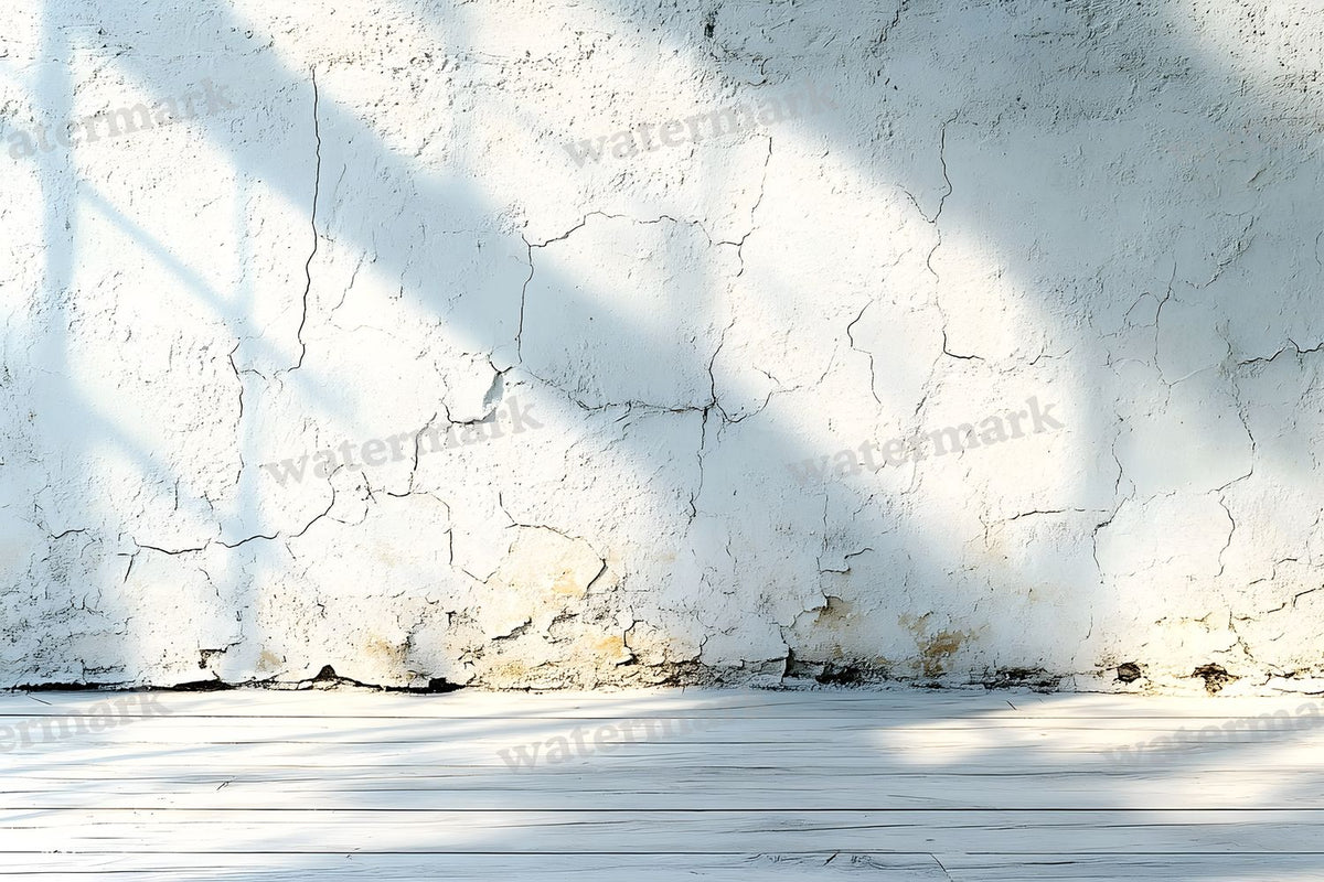 Vintage Textured Wall Ivory White digital photo backdrop for photo editing, preview 33