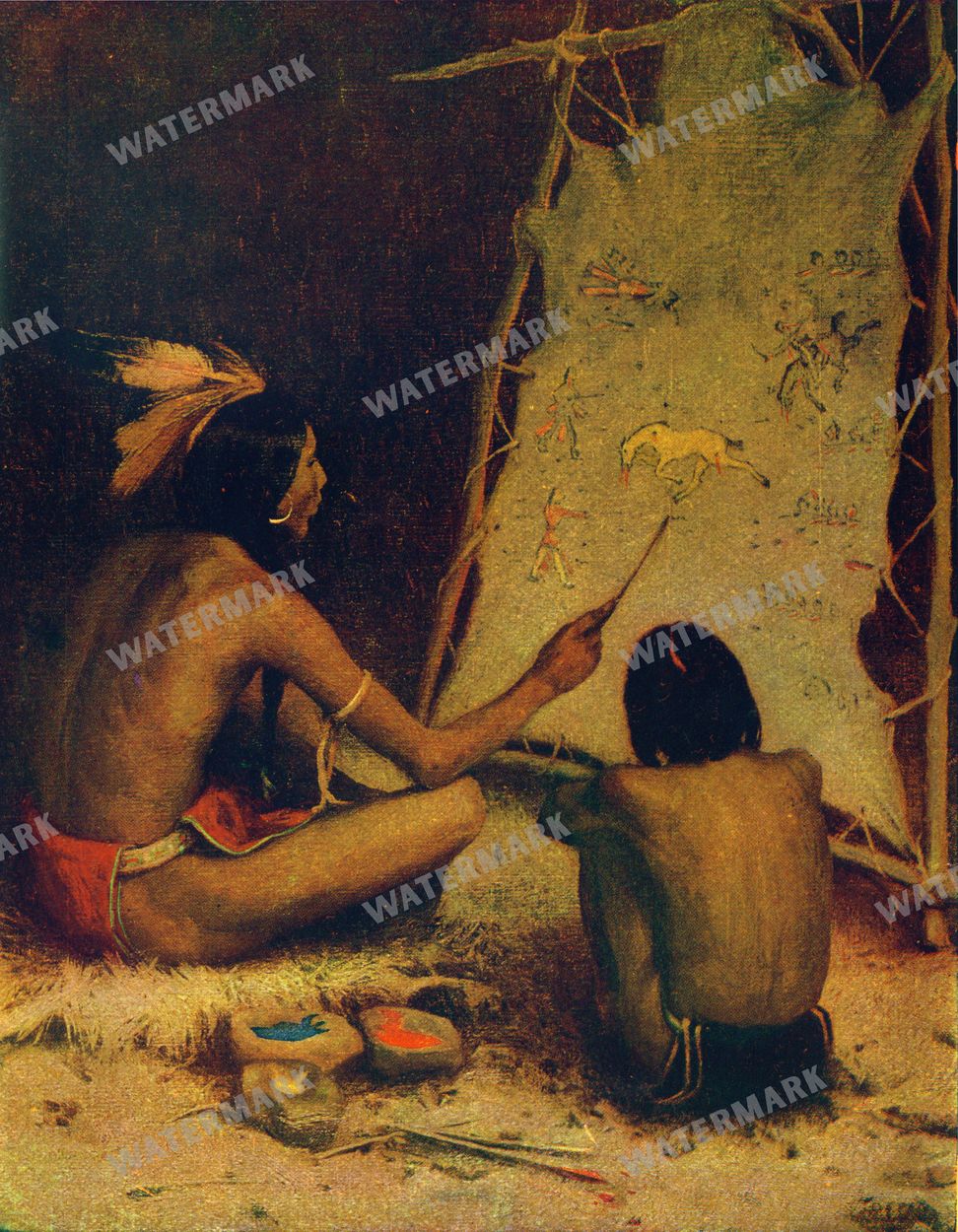 Wall Art Vintage Paintings