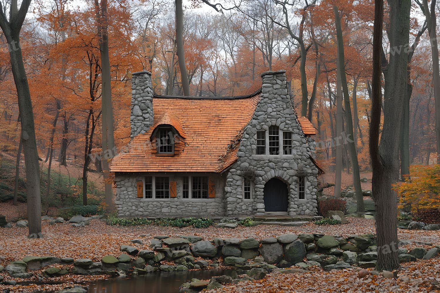Witchs Hut Backdrop Images