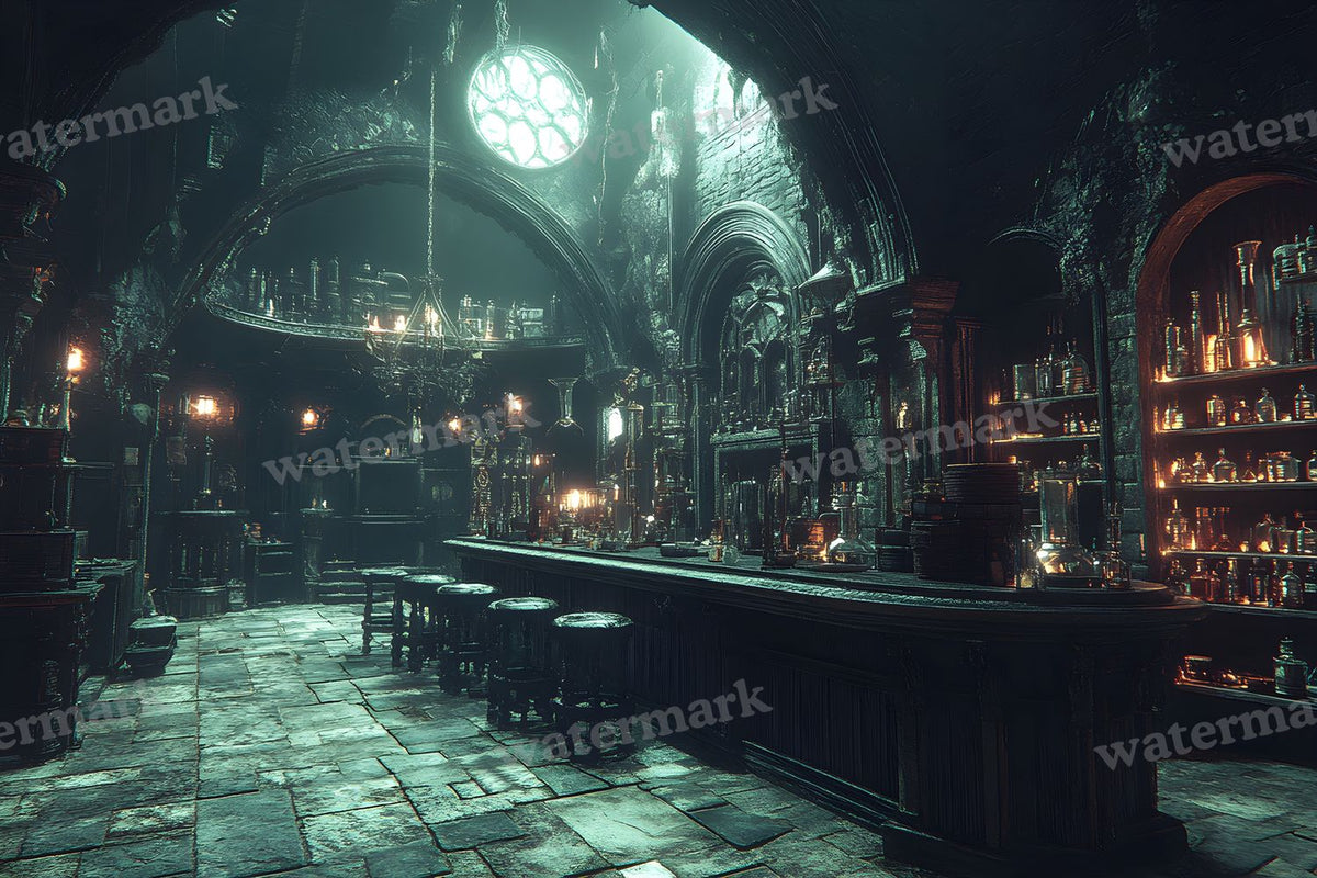 Alchemist Corner Study Backdrop Images