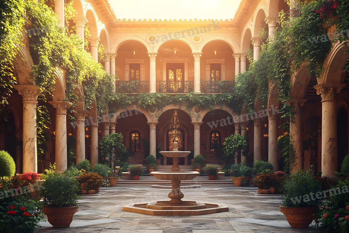 Ancient Roman Courtyard Backdrop Images