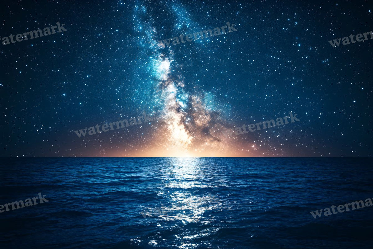 Starry Night digital photo backdrop for photo editing, preview 34
