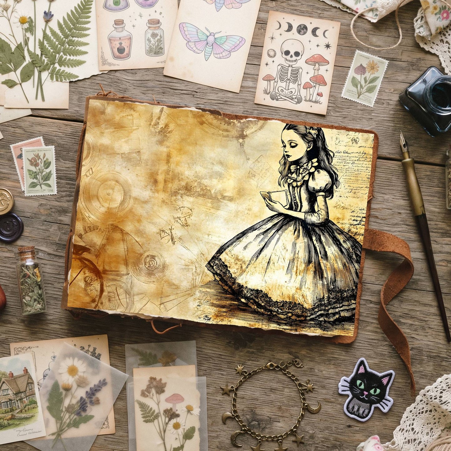 Alice In Wonderland Digital Papers