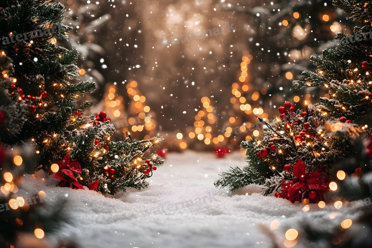 Classic Christmas Backdrop Images