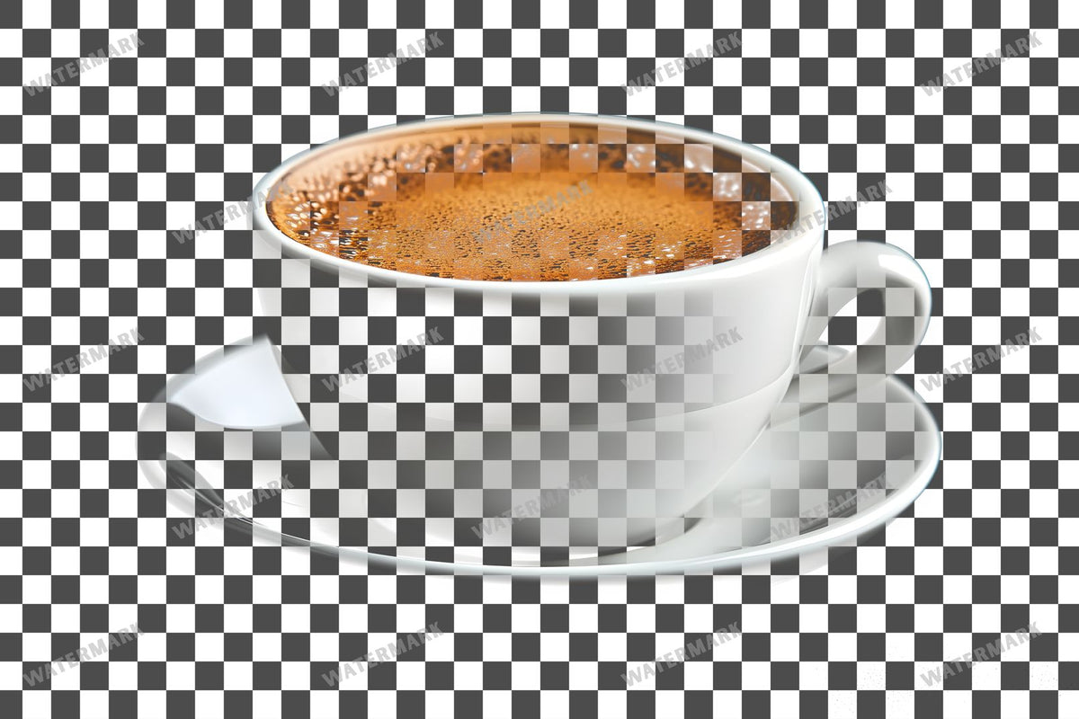 Coffee Cup PNG overlay on a transparent checkered background, preview 35