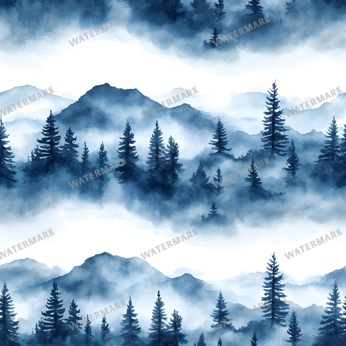 Forest Seamless Pattern