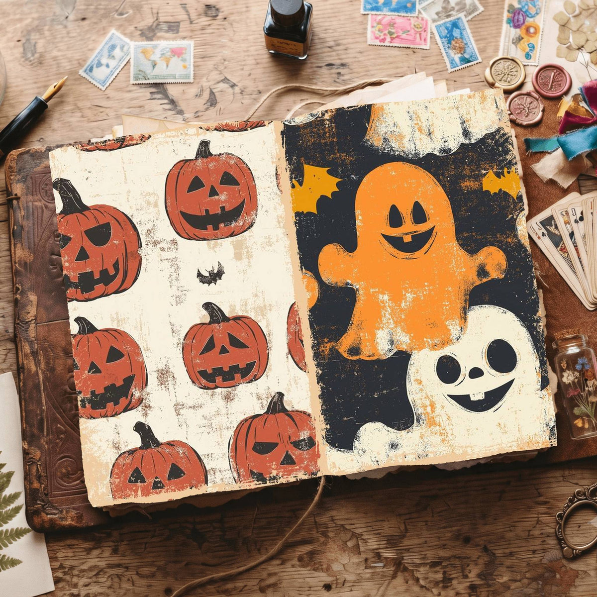 Halloween Digital Papers