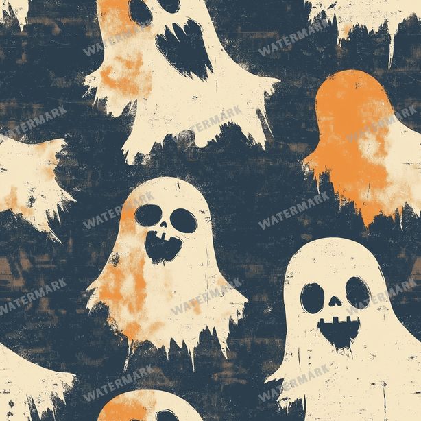 Halloween Seamless Pattern
