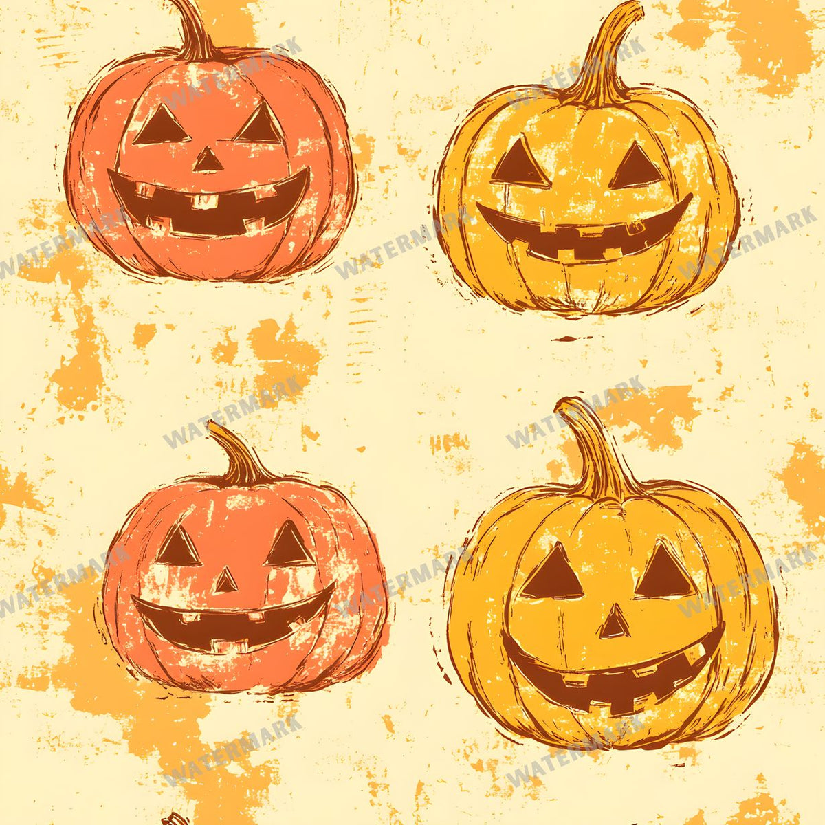 Halloween Seamless Pattern