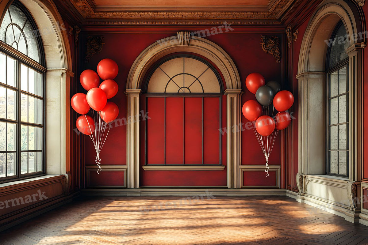 Luxury Balloon digital photo backdrop for photo editing, preview 34