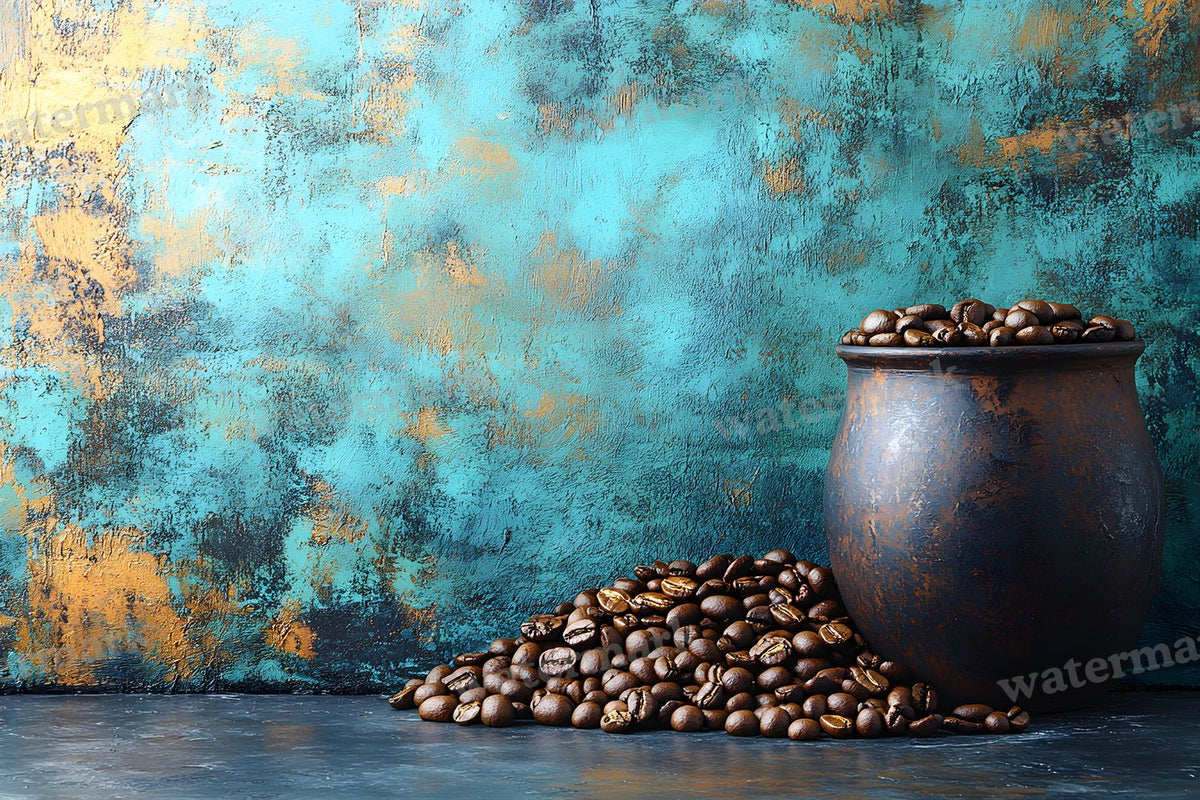 Magical Coffee digital photo backdrop for photo editing, preview 34