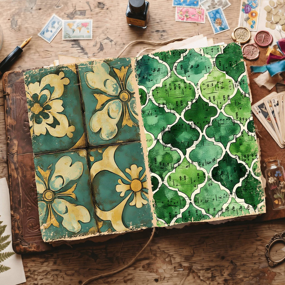 Moroccan Pattern Digital Papers