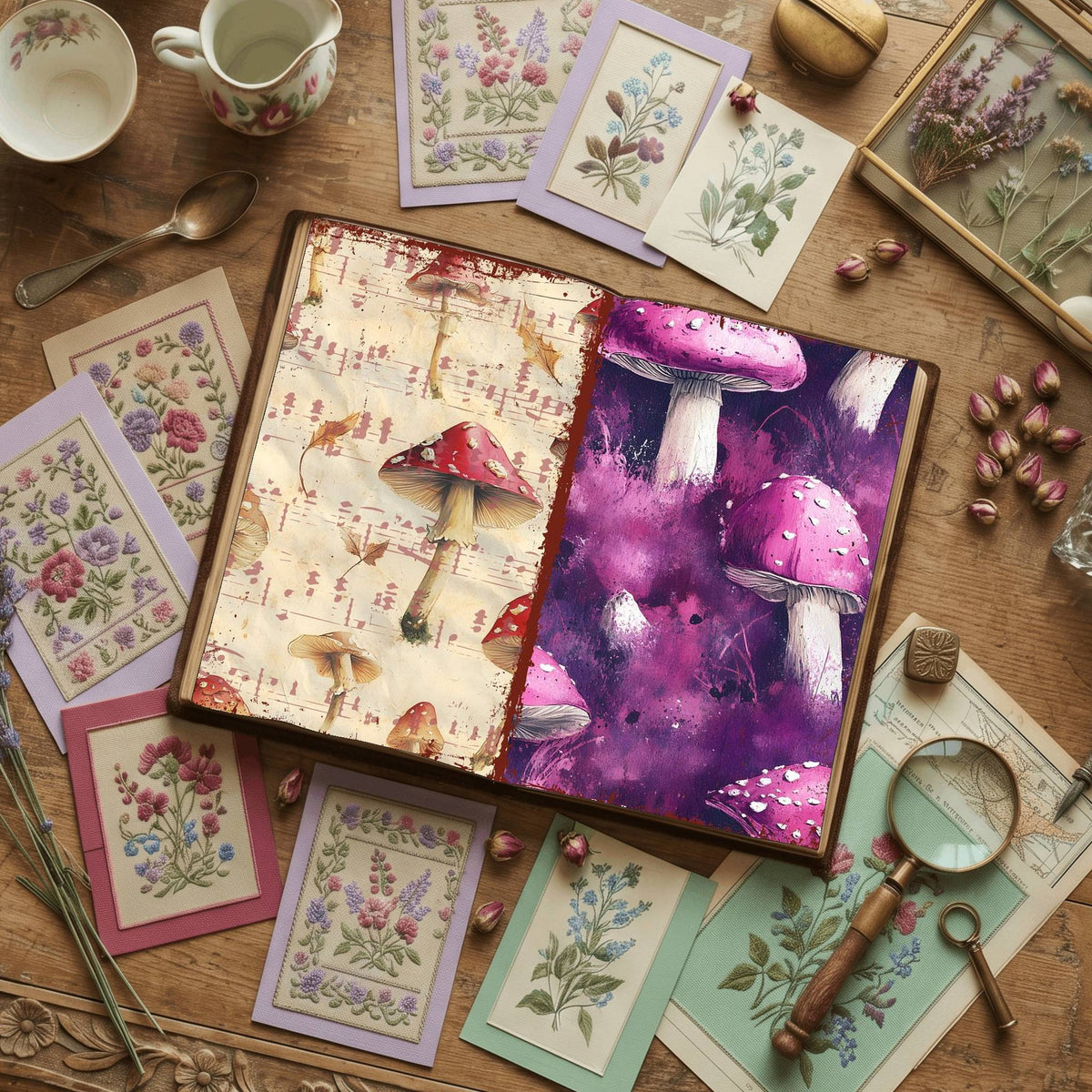 Mushroom Digital Papers