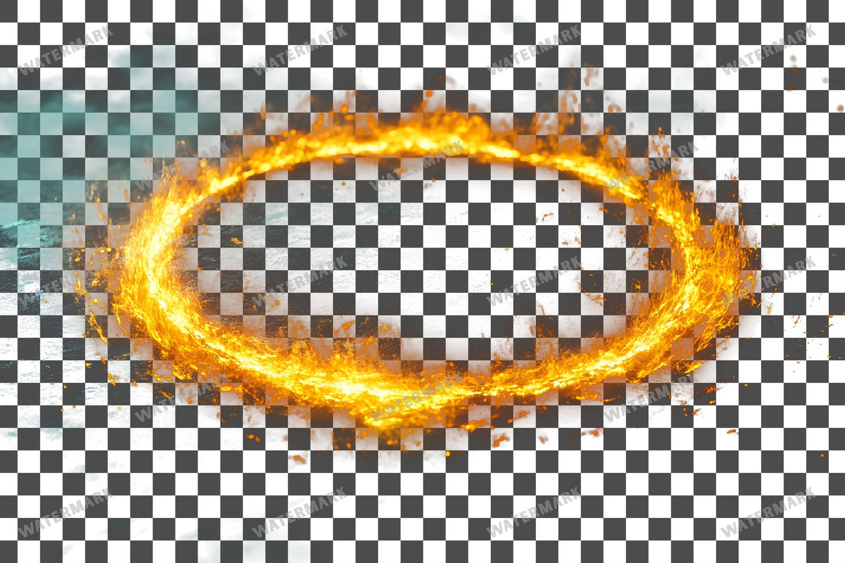 Witch Portal PNG overlay on a transparent checkered background, preview 35