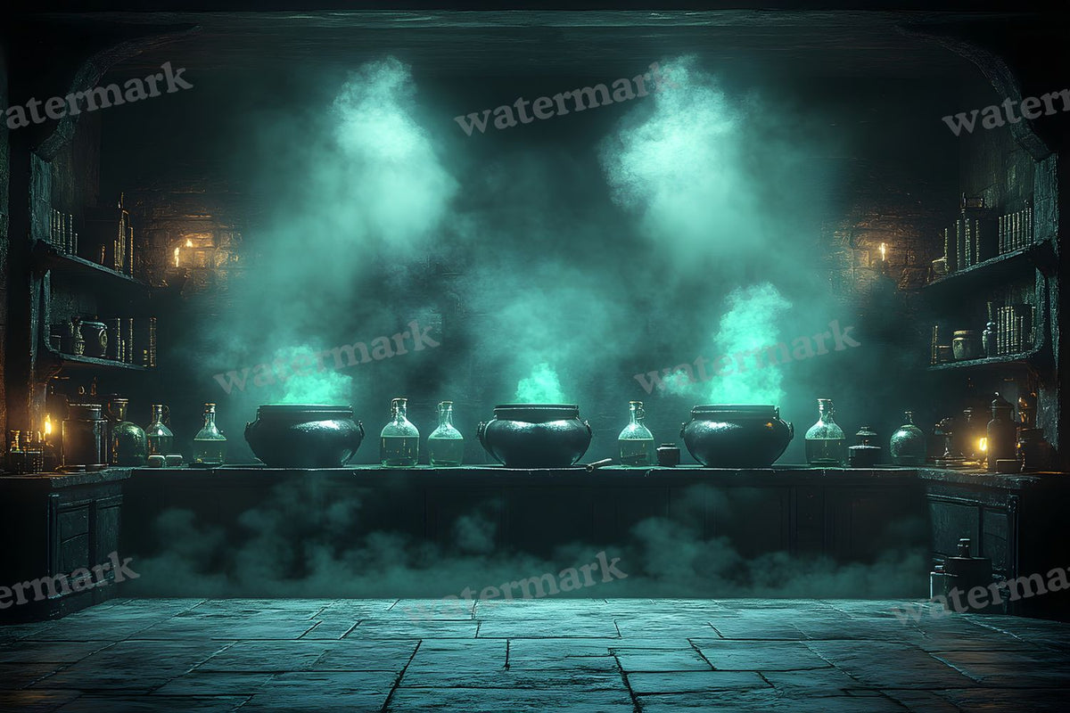 Witch Potion Room Backdrop Images
