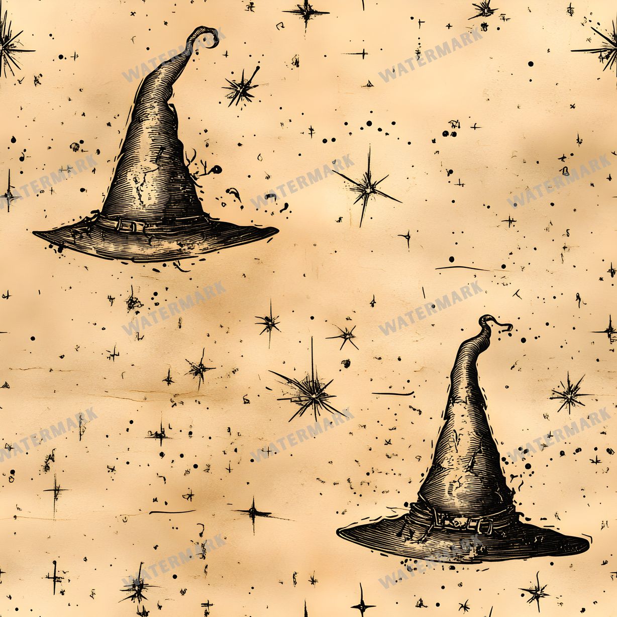 Witchcraft Seamless Pattern