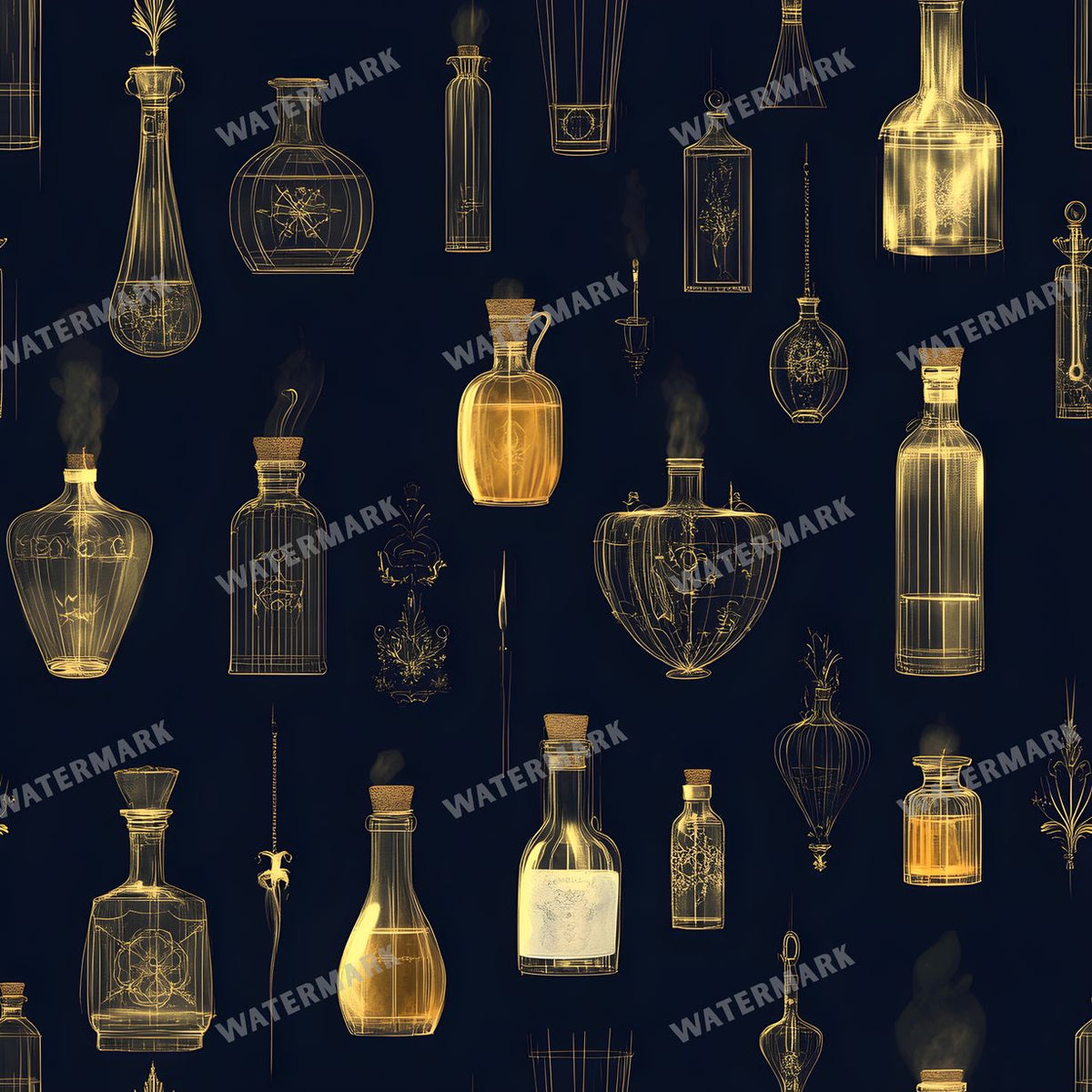 Witchcraft Seamless Pattern