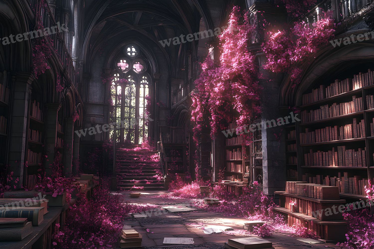 Wizards Library Backdrop Images