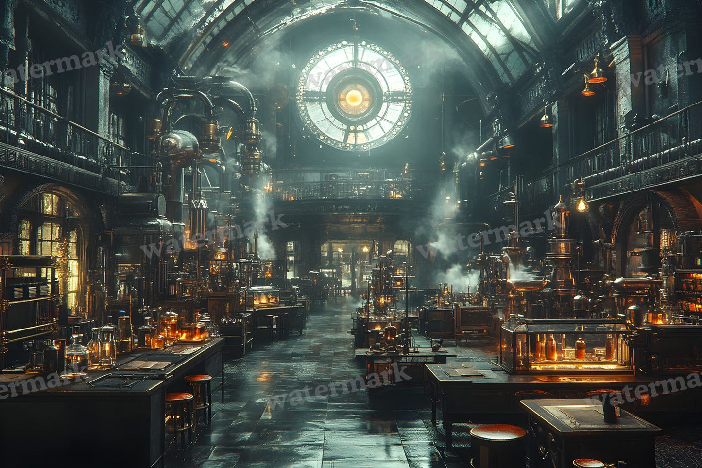 Alchemist Corner Study Backdrop Images