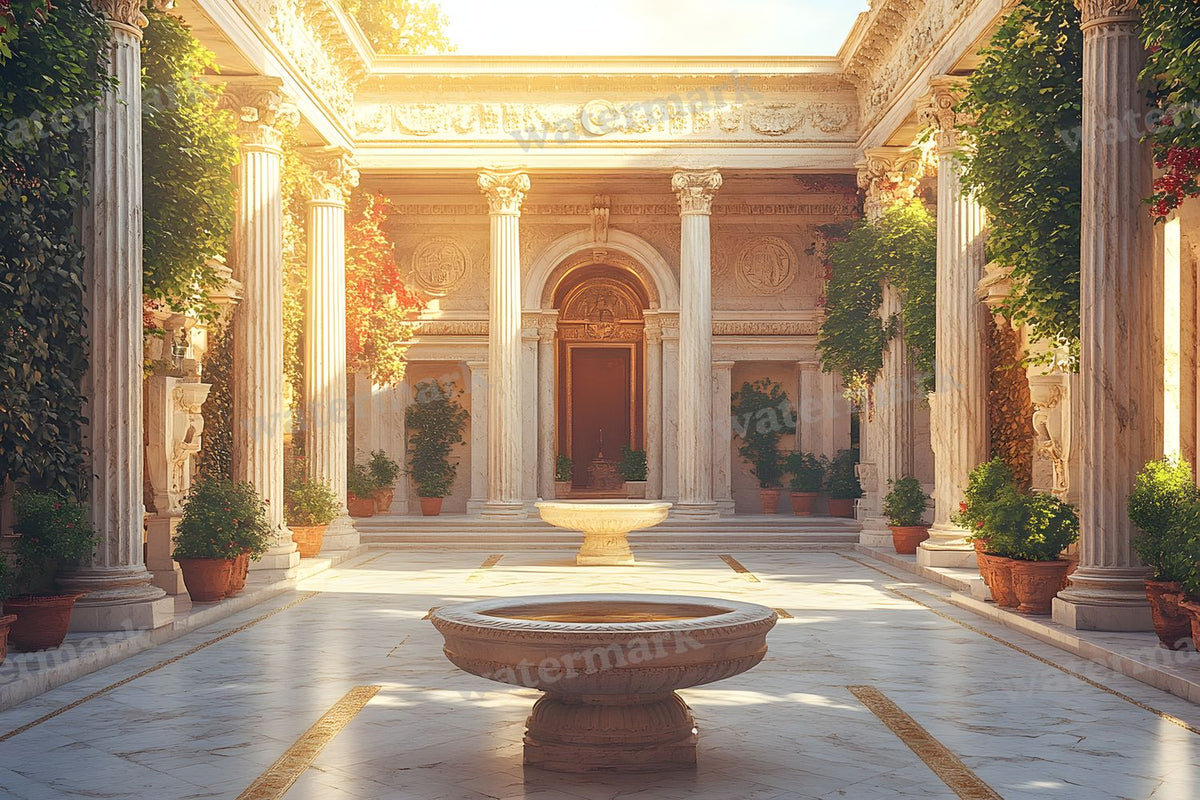 Ancient Roman Courtyard Backdrop Images
