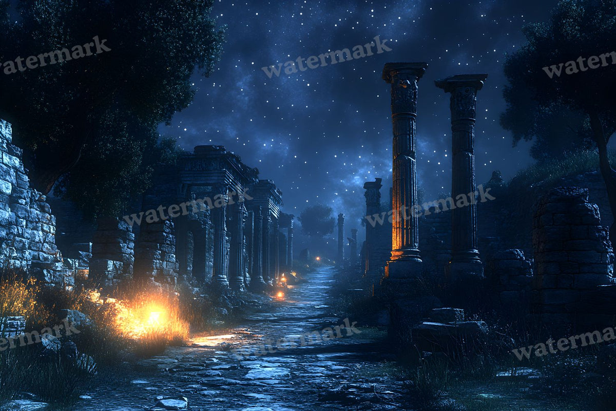Ancient Roman Night Backdrop Images