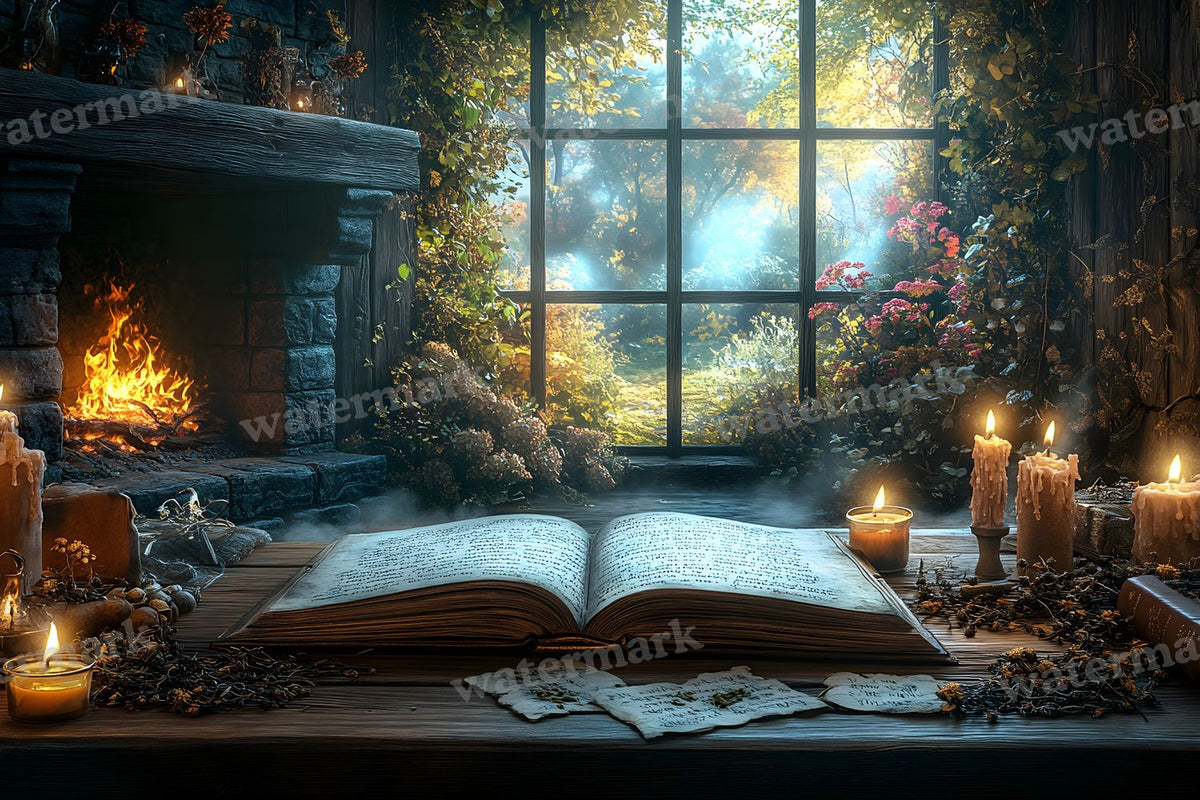 Ancient Witchgrimoire Backdrop Images