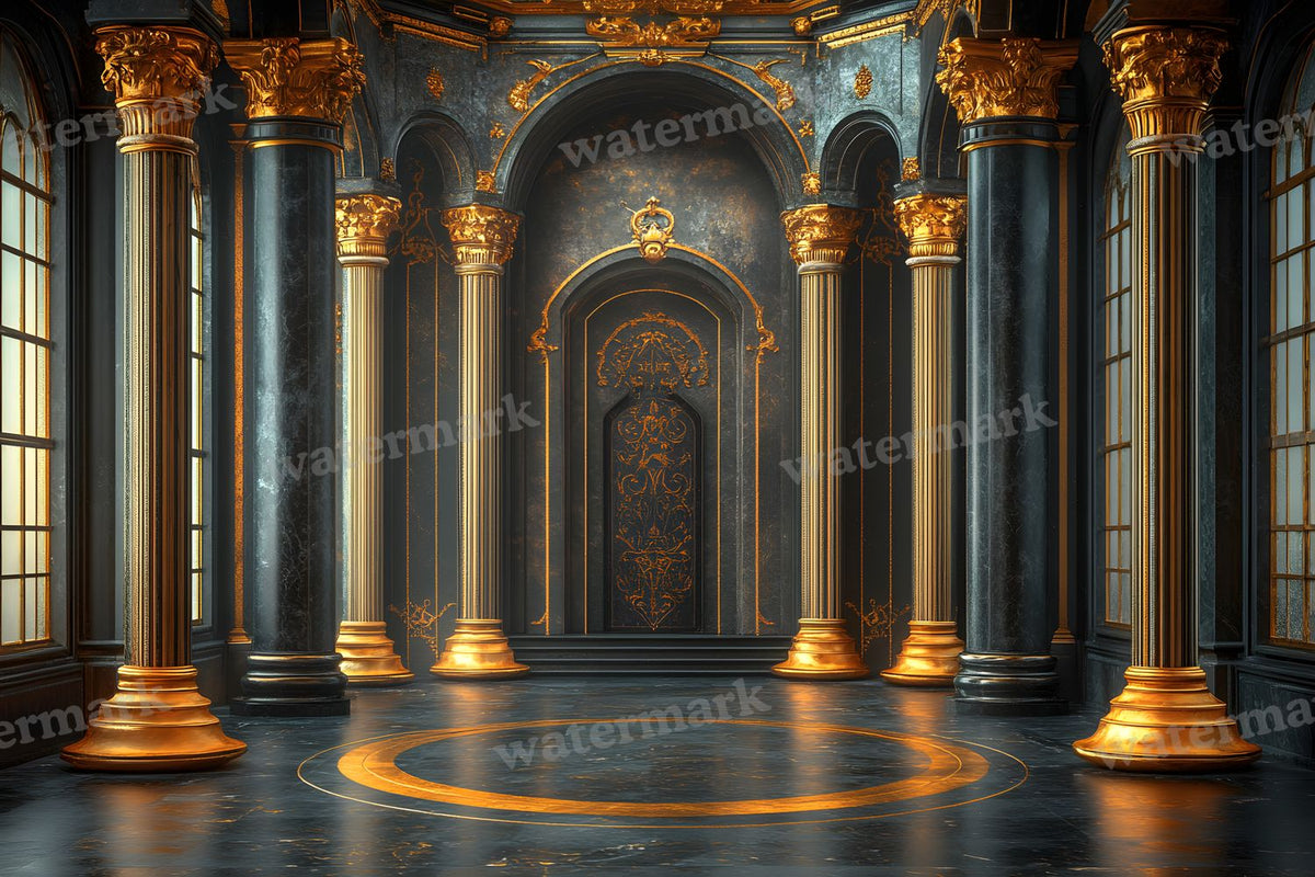 Art Deco Palace digital photo backdrop for photo editing, preview 35