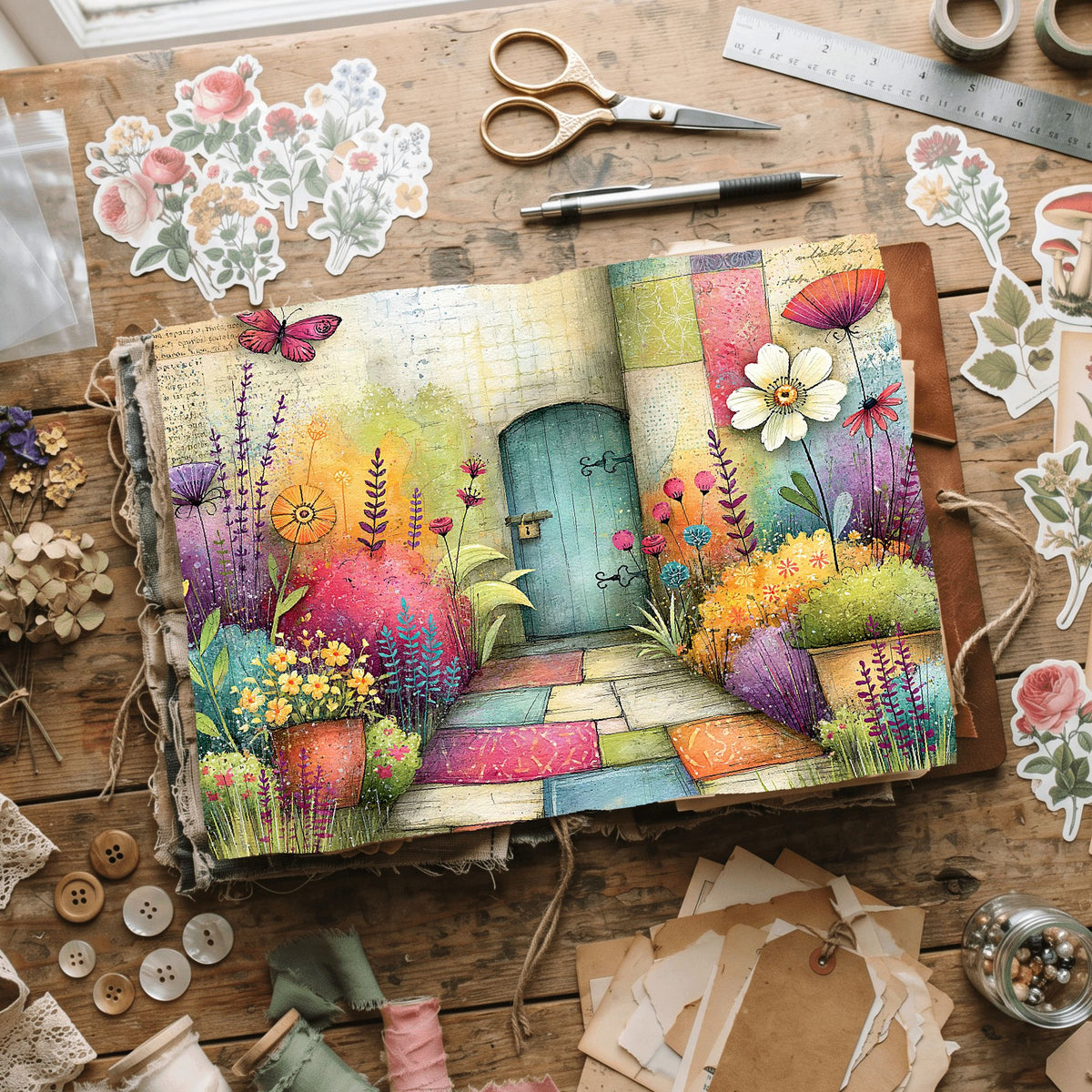 Romantic Garden Scene