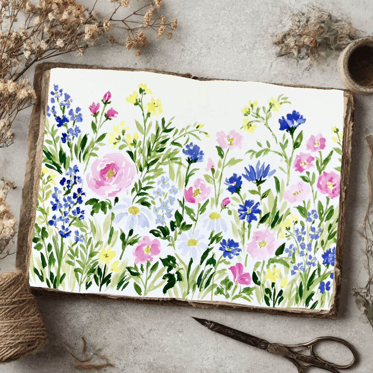 Soft Impressionist Landscape Painting