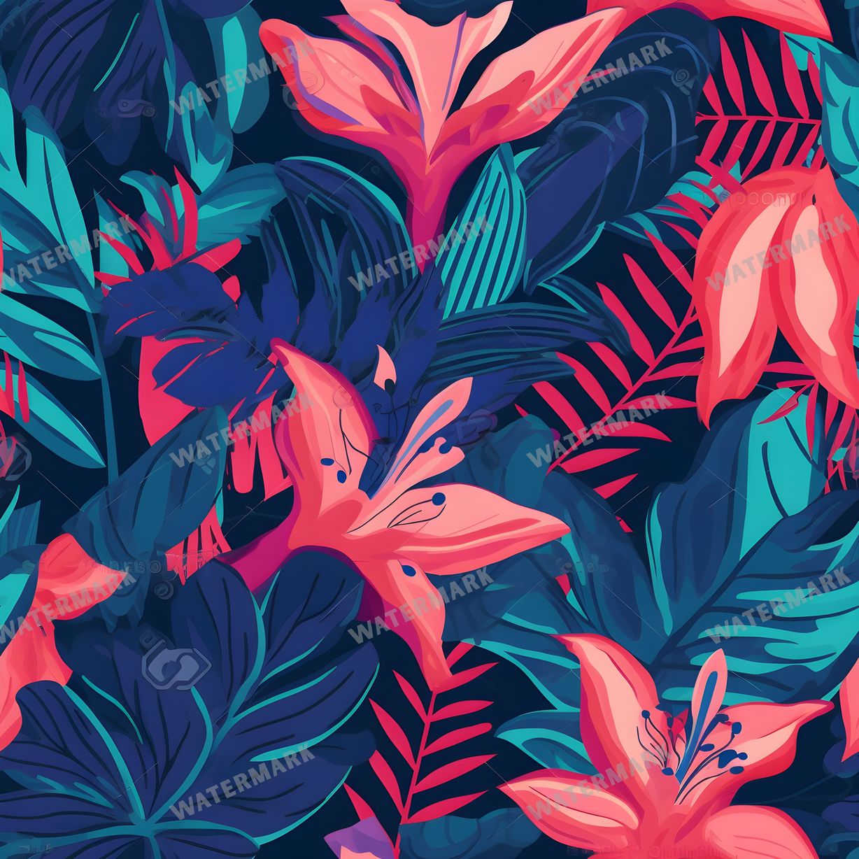 Abstract Seamless Pattern