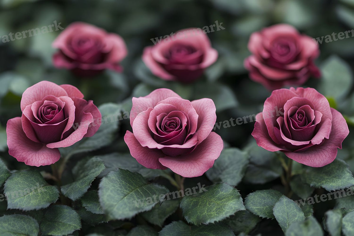 Burgundy Rose Arrangement Backdrop Images