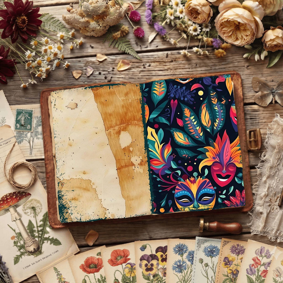 Floral Digital Papers