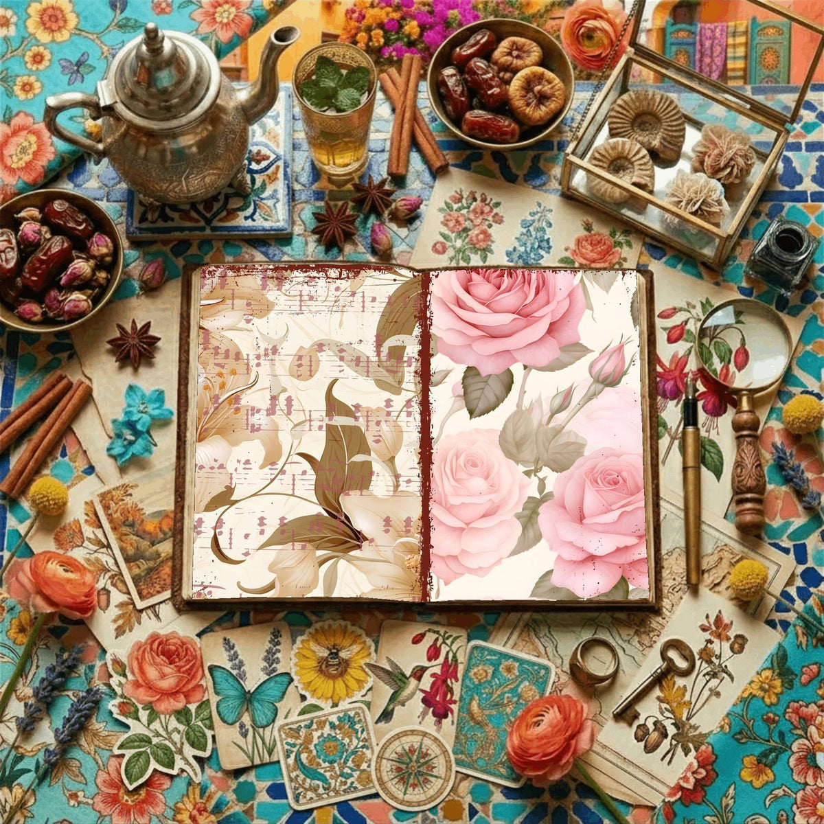 Floral Digital Papers