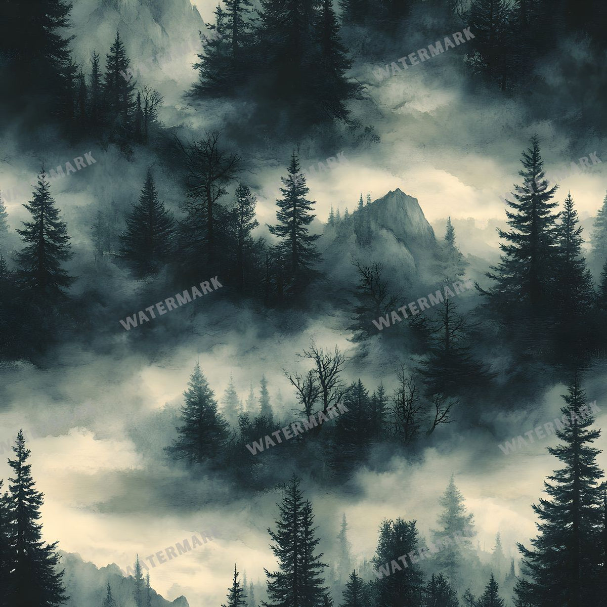 Forest Seamless Pattern