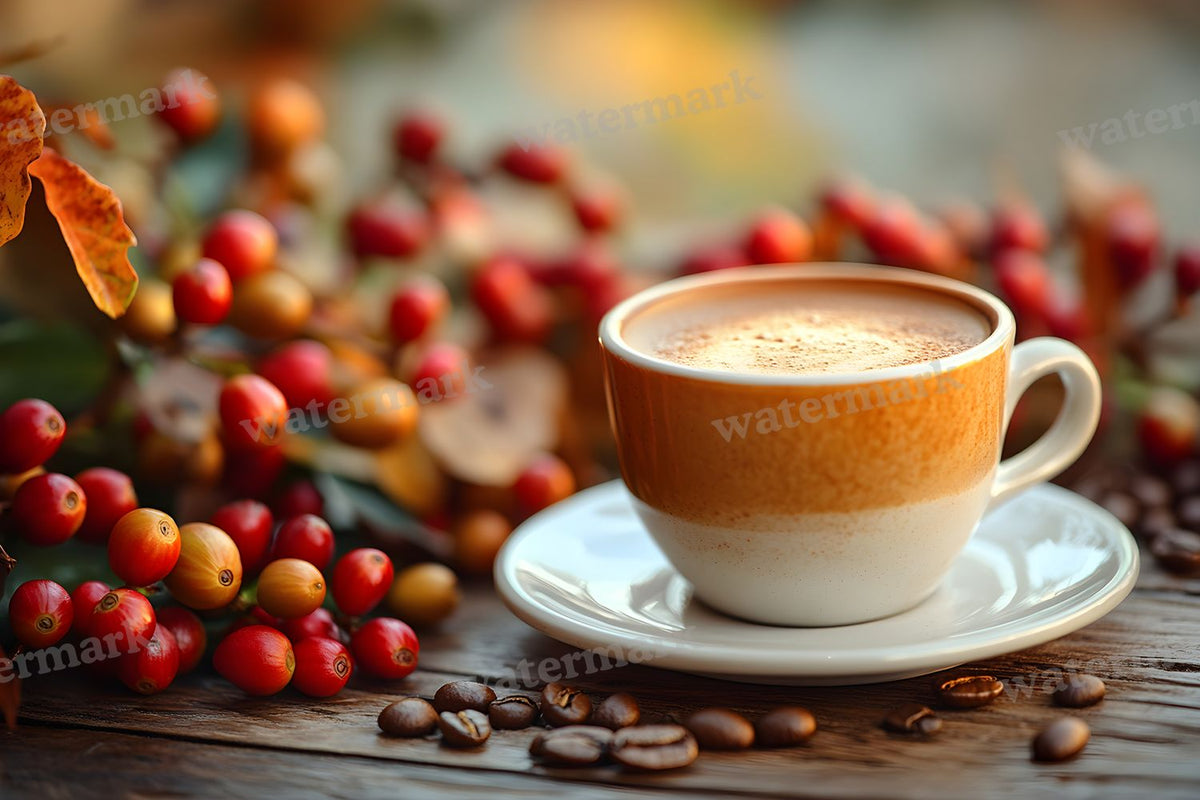 Magical Coffee digital photo backdrop for photo editing, preview 35