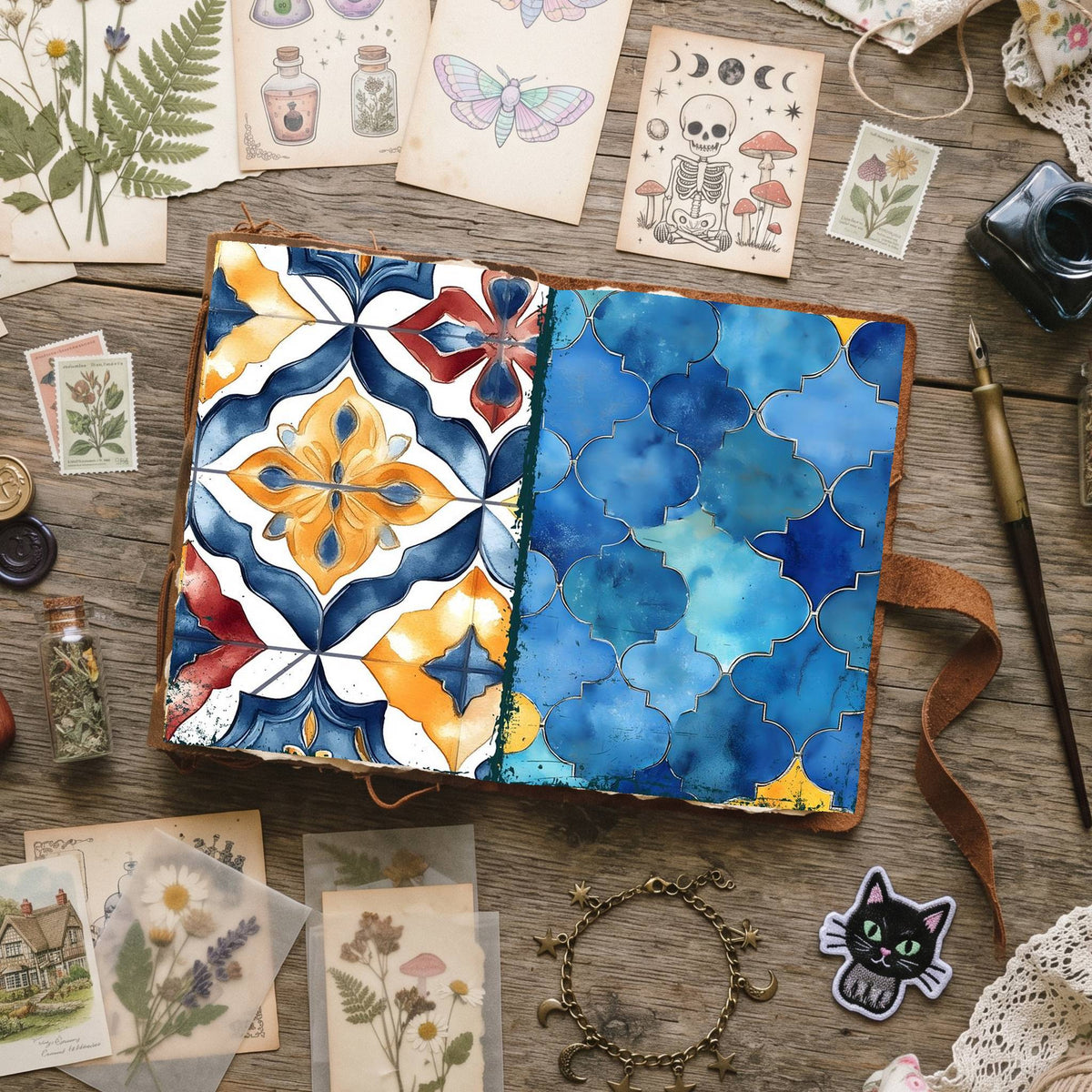 Moroccan Pattern Digital Papers
