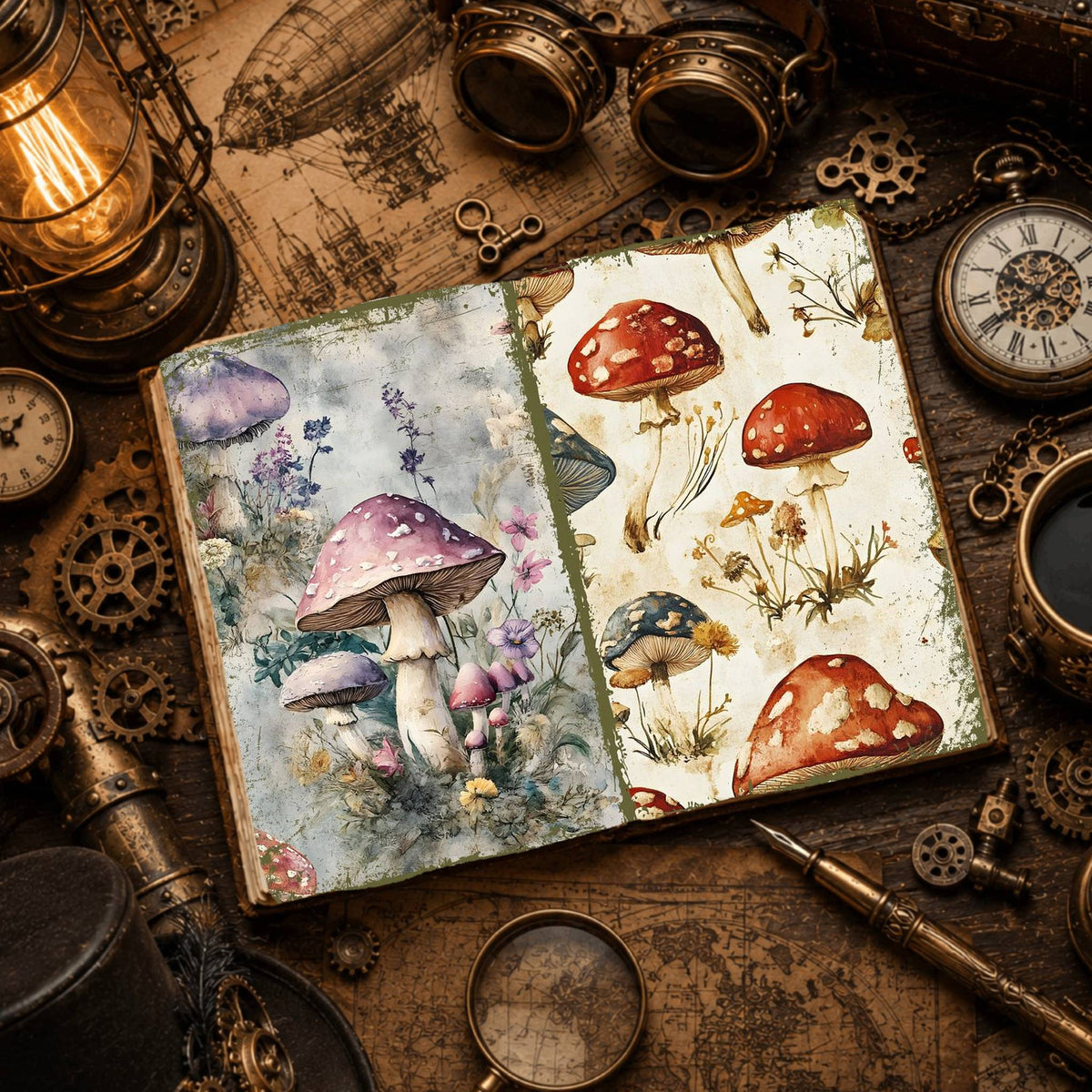 Mushroom Digital Papers