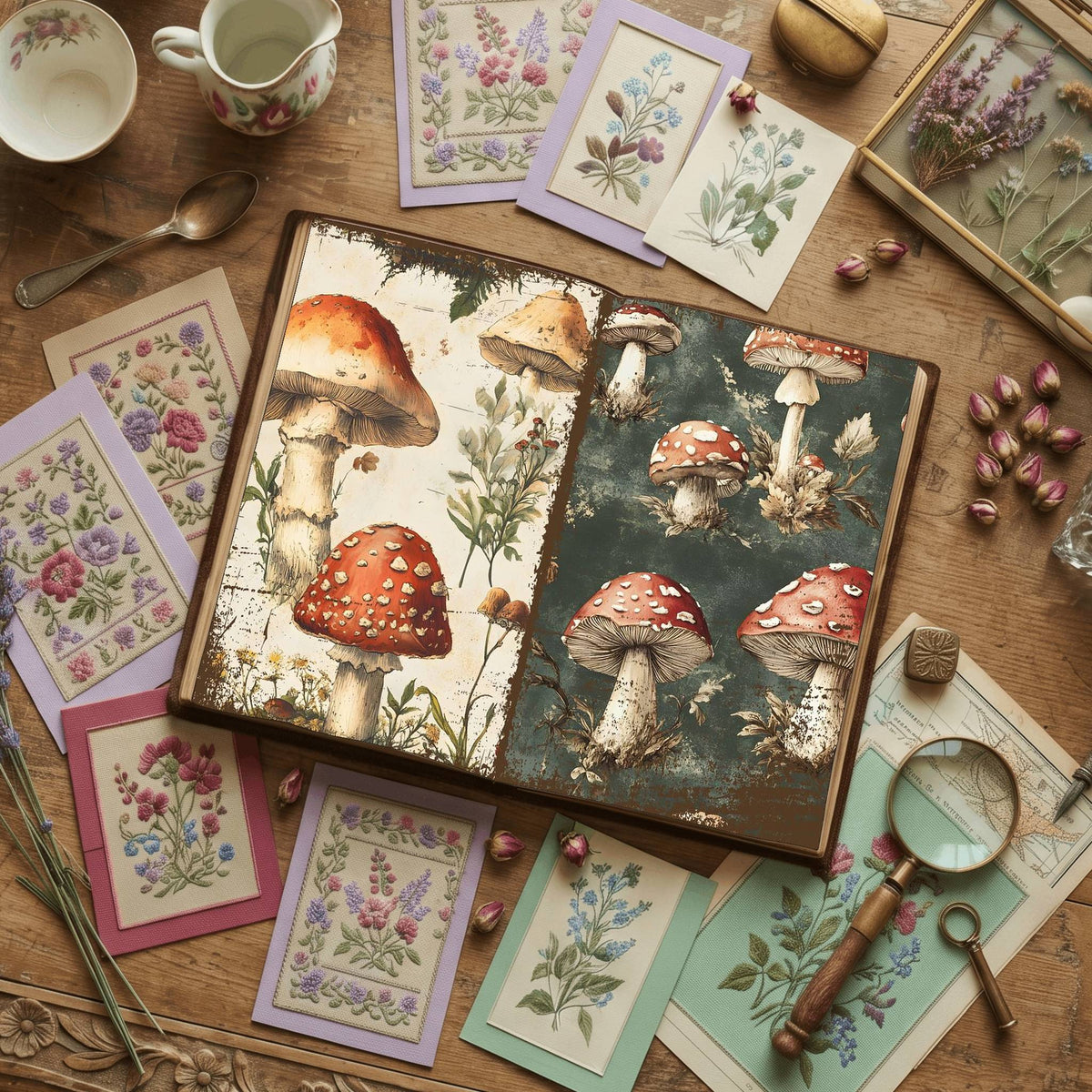 Mushroom Digital Papers
