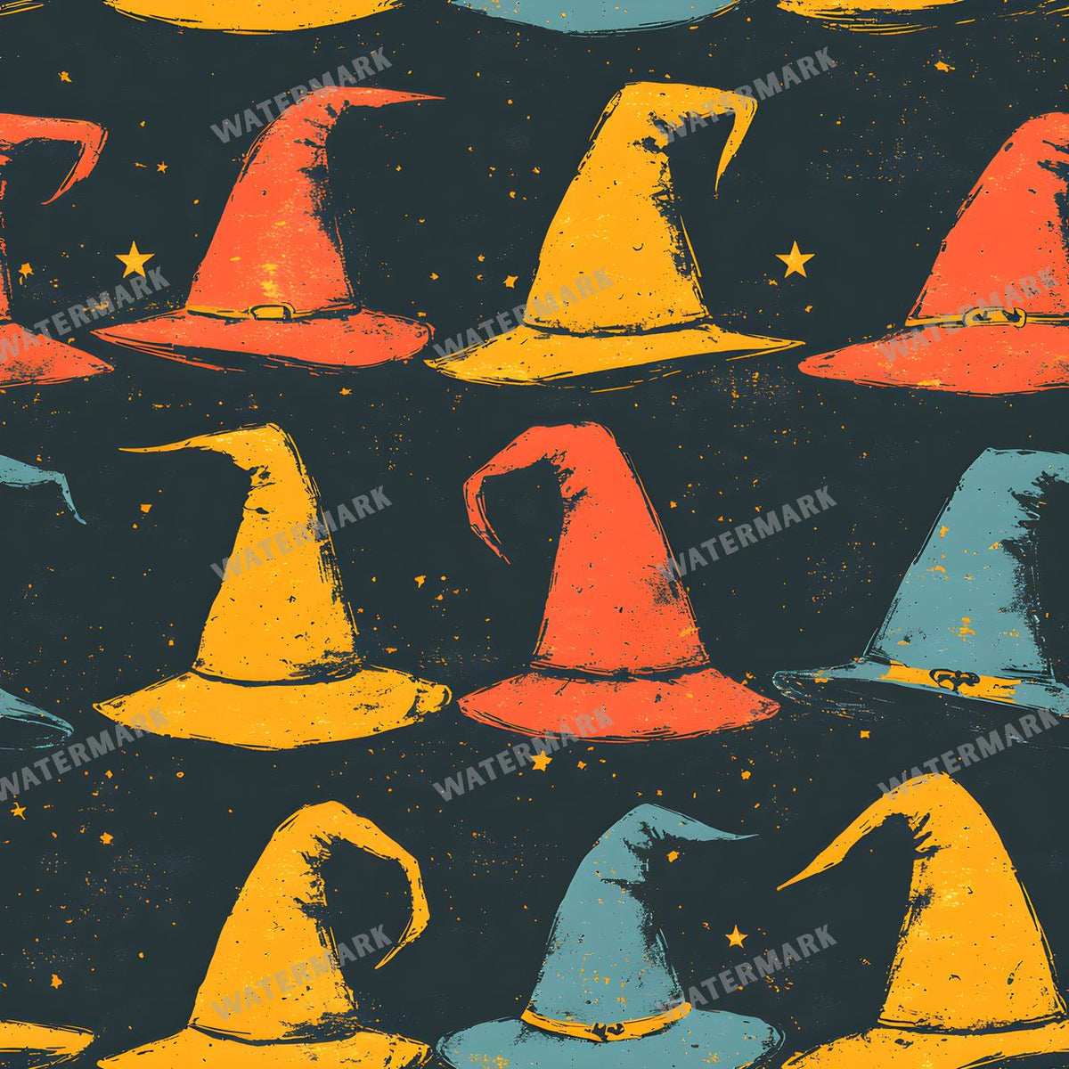Witchcraft Seamless Pattern