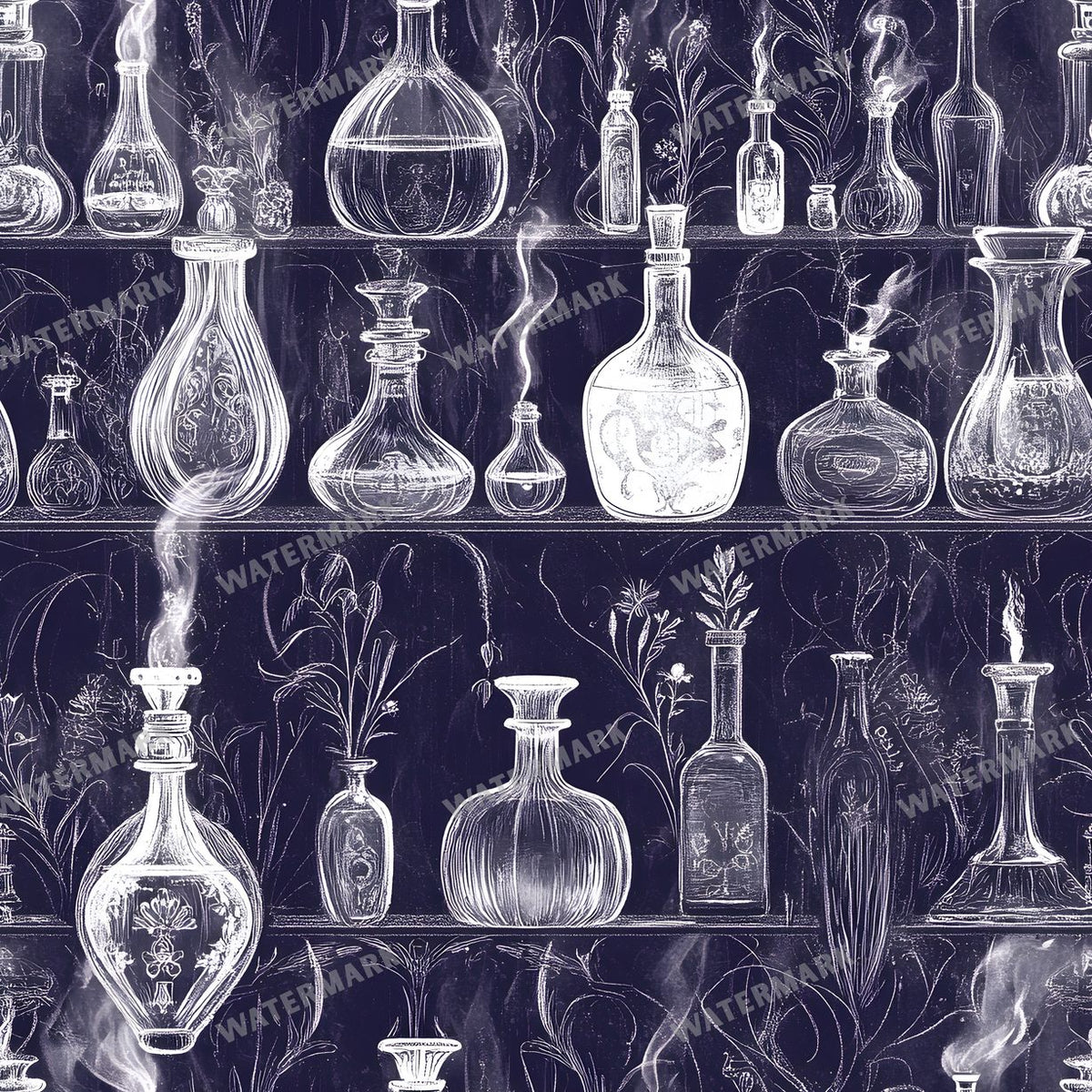 Witchcraft Seamless Pattern