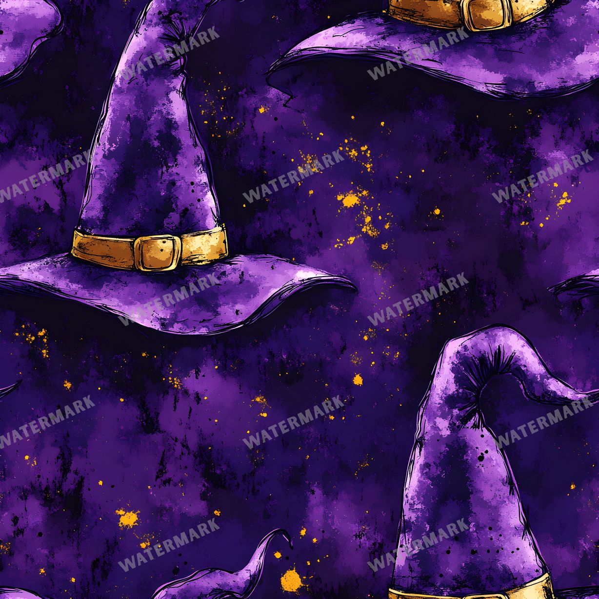 Witchcraft Seamless Pattern