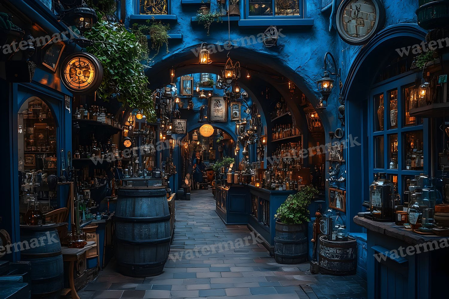 Alchemist Corner Study Backdrop Images